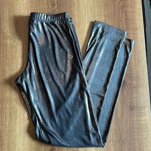 Black/Silver Leggings